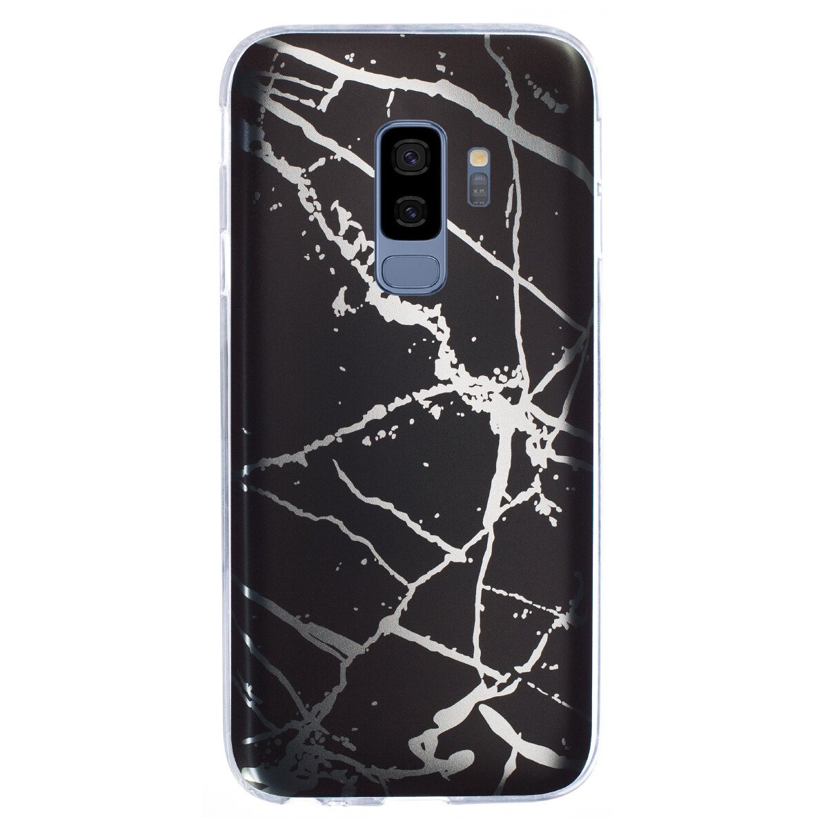 Husa Fashion Samsung Galaxy S9 Plus, Marble Negru thumb