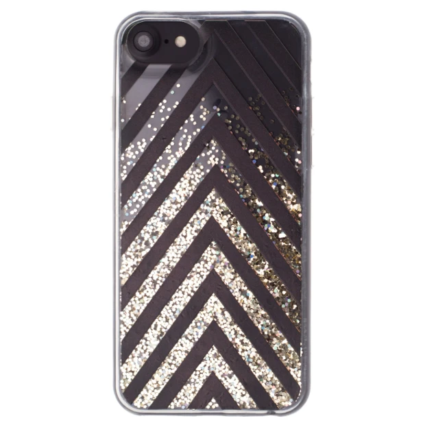 Husa Fashion Silicon iPhone 6/6S, Abstract Glitter