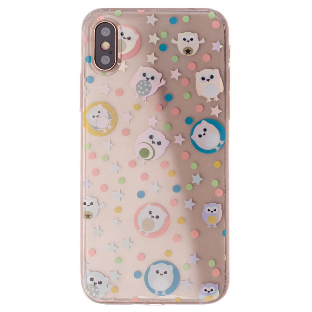 Husa Fashion Silicon iPhone X/XS, Little Owls thumb