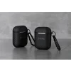 Husa Fibra Pitaka AirPolPal Mini pentru Airpods 1/2 APM1001 Negru