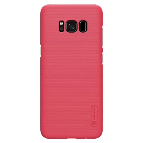 Husa + Folie Samsung Galaxy S8 Plus Rosu Nillkin