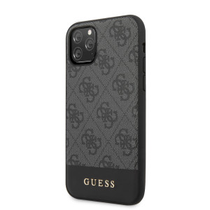 Husa Guess 4G Stripe pentru iPhone 11 Pro, Grey