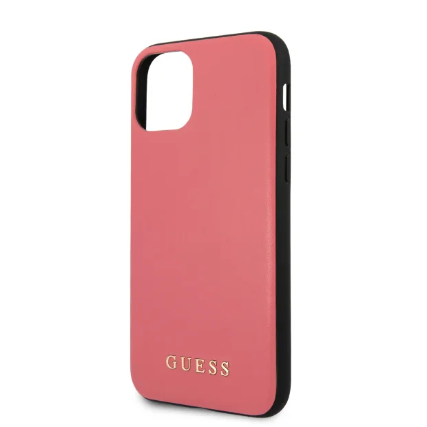 Husa Guess PU Leather pentru iPhone 11 Pro Max, Roz