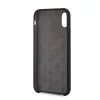 Husa Guess Silicone Cover Gold Logo iPhone X/XS, Negru