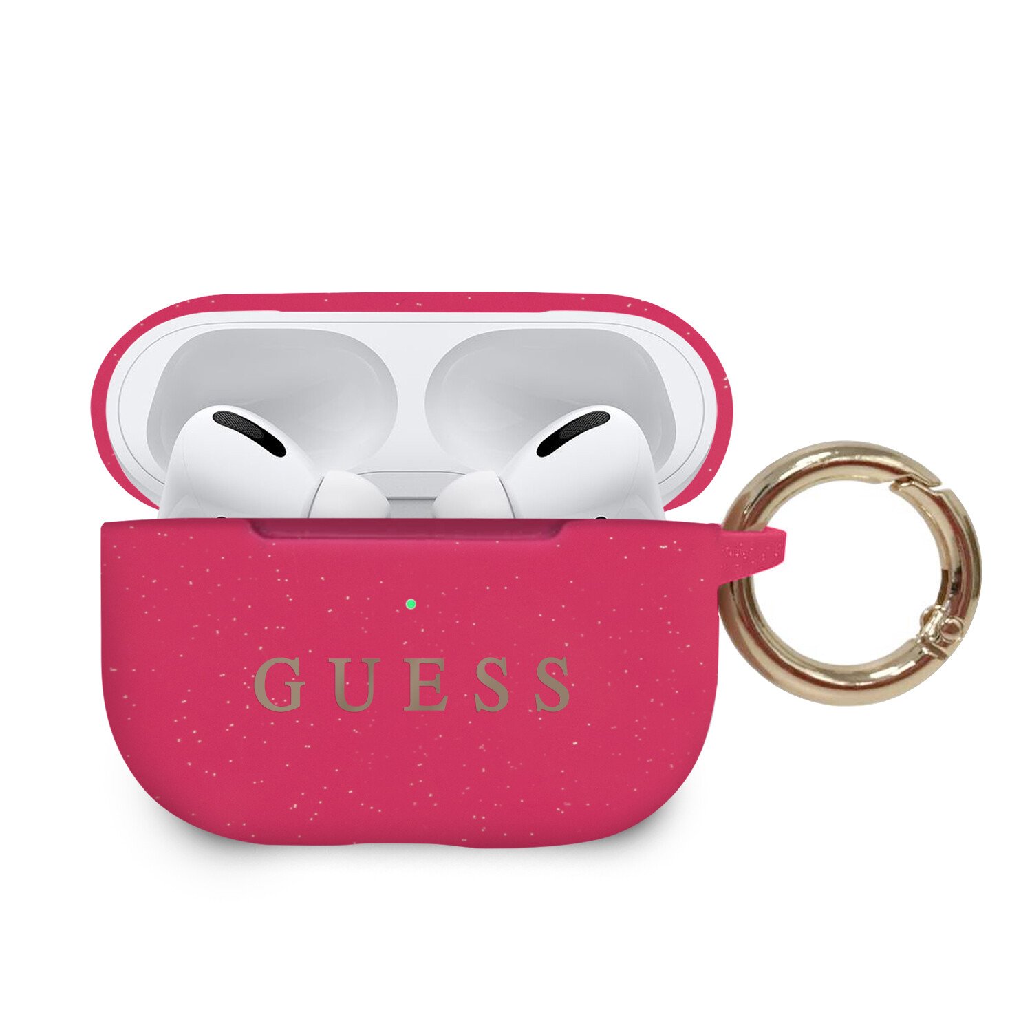 Husa Guess Silicone Cover pentru Airpods Pro Fuchsia thumb