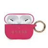 Husa Guess Silicone Cover pentru Airpods Pro Fuchsia