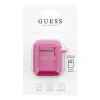 Husa Guess Silicone pentru Airpods Fuchsia