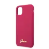 Husa Guess Silicone Vintage pentru iPhone 11 Pro, Bordo