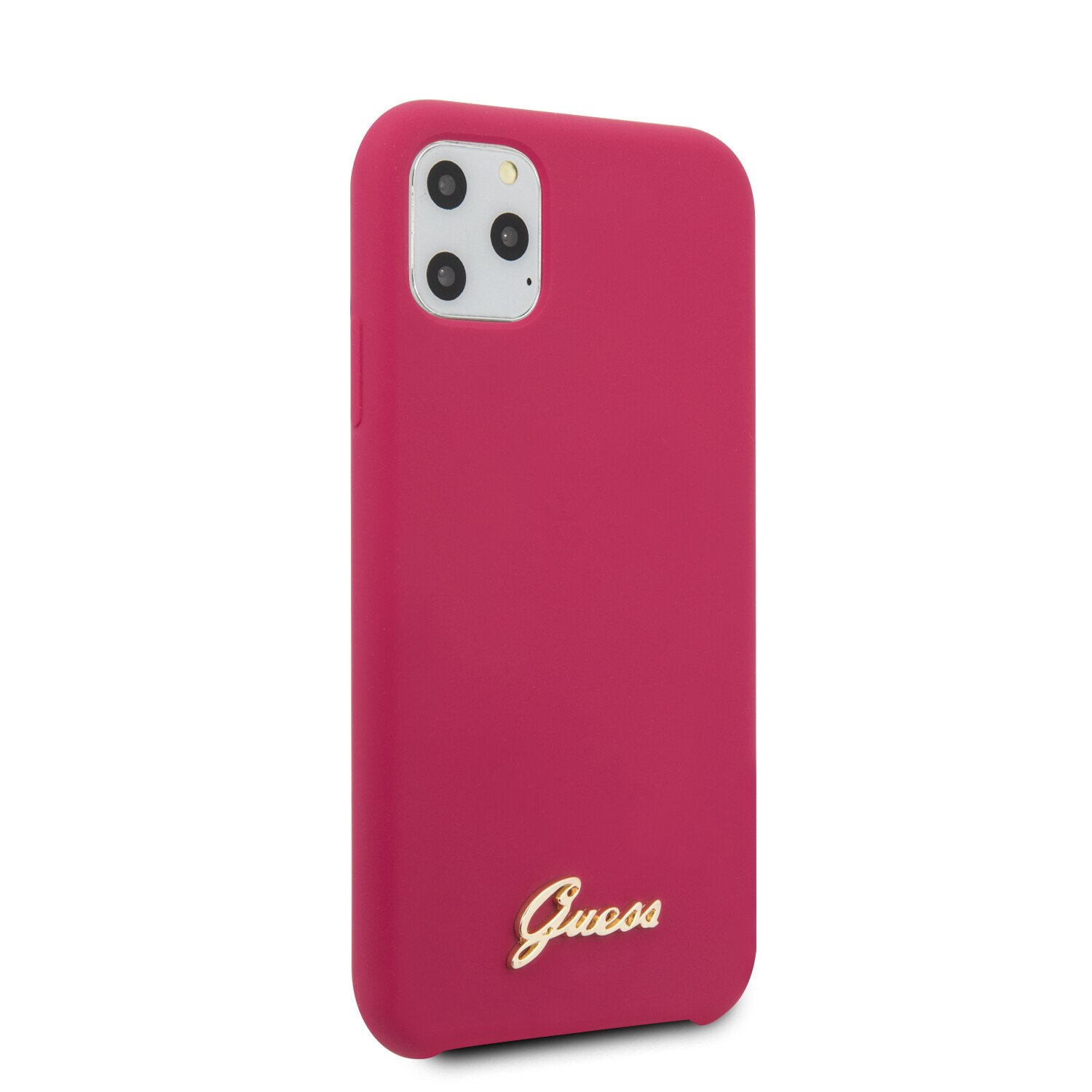 Husa Guess Silicone Vintage pentru iPhone 11 Pro, Bordo thumb