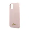 Husa Guess Silicone Vintage pentru iPhone 11 Pro Max, Roz