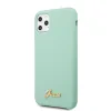 Husa Guess Silicone Vintage pentru iPhone 11 Pro Max, Verde