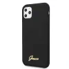 Husa Guess Silicone Vintage pentru iPhone 11 Pro Negru