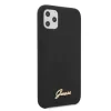 Husa Guess Silicone Vintage pentru iPhone 11 Pro Negru