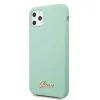 Husa Guess Silicone Vintage pentru iPhone 11 Pro, Verde