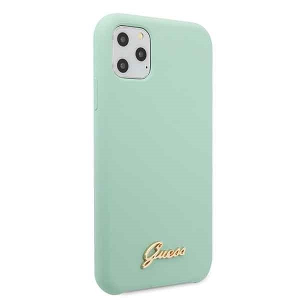 Husa Guess Silicone Vintage pentru iPhone 11 Pro, Verde thumb