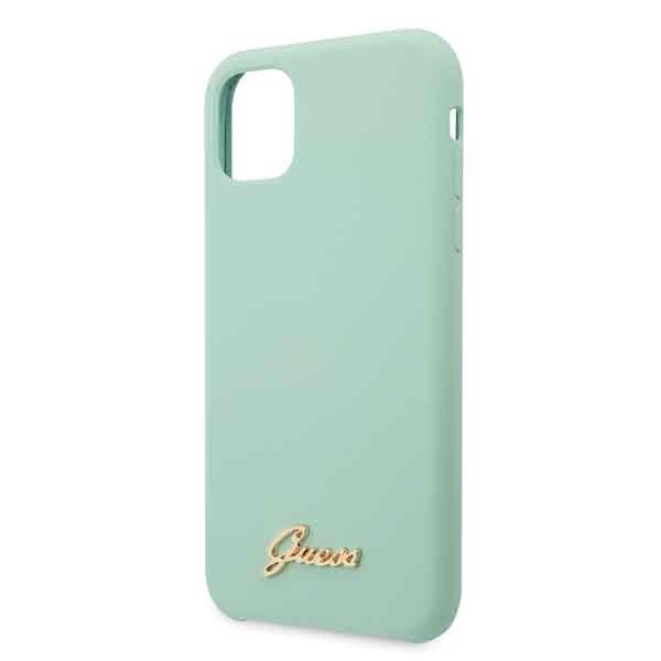 Husa Guess Silicone Vintage pentru iPhone 11 Pro, Verde thumb