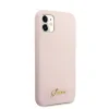 Husa Guess Silicone Vintage pentru iPhone 11, Roz