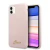 Husa Guess Silicone Vintage pentru iPhone 11, Roz