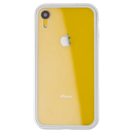Husa Hard 360 Magnetica iPhone XR, Argintie