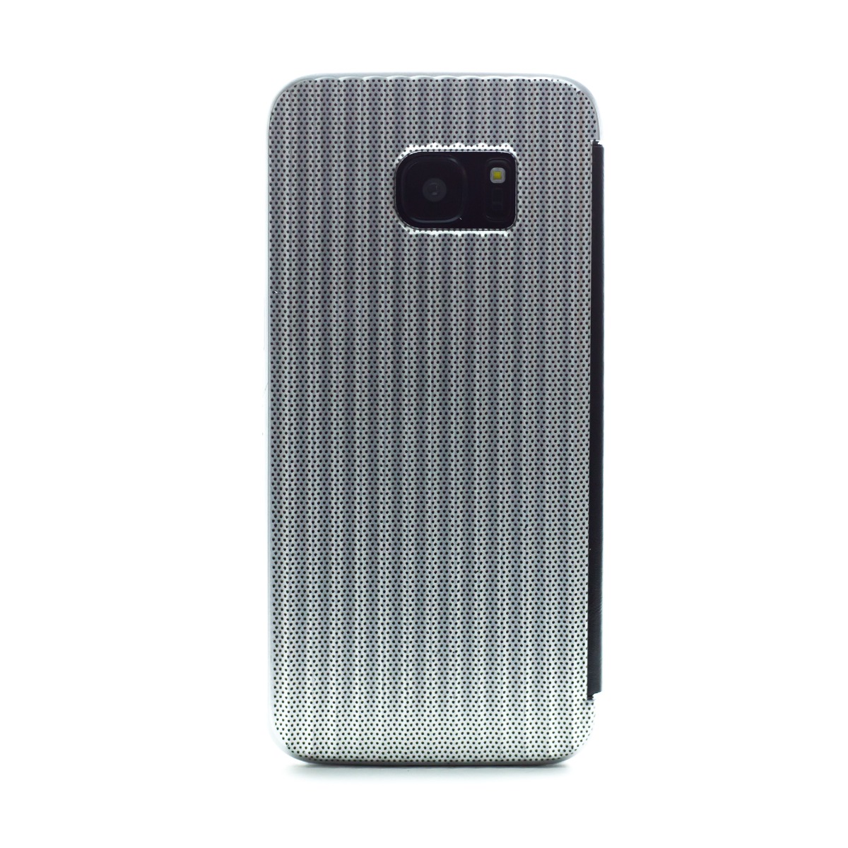 Husa hard book Samsung Galaxy S7 Edge Argintiu thumb