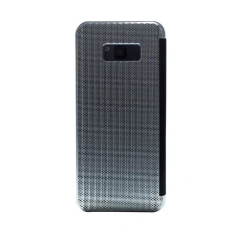 Husa hard book Samsung Galaxy S8 Plus Argintiu