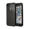 Husa Hard Ferrari pentru iPhone 7/8 Negru Carbon FEHCAHCI8BK