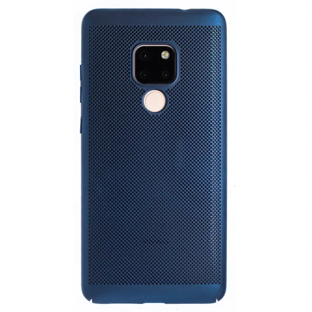 Husa hard Huawei Mate 20 Albastru- Model perforat