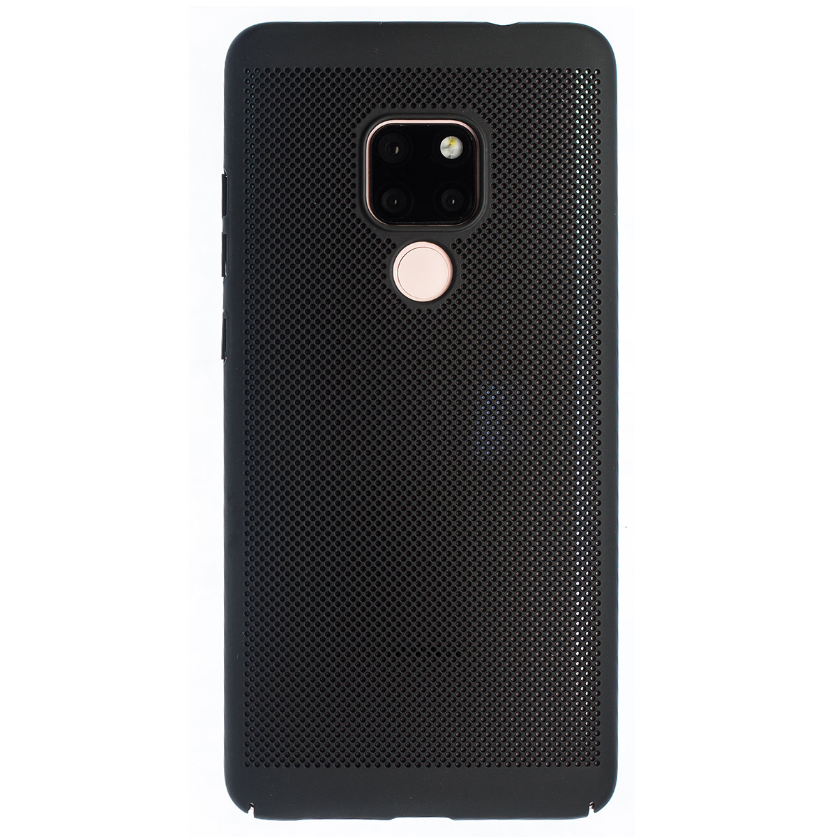 Husa hard Huawei Mate 20 Negru- Model perforat thumb