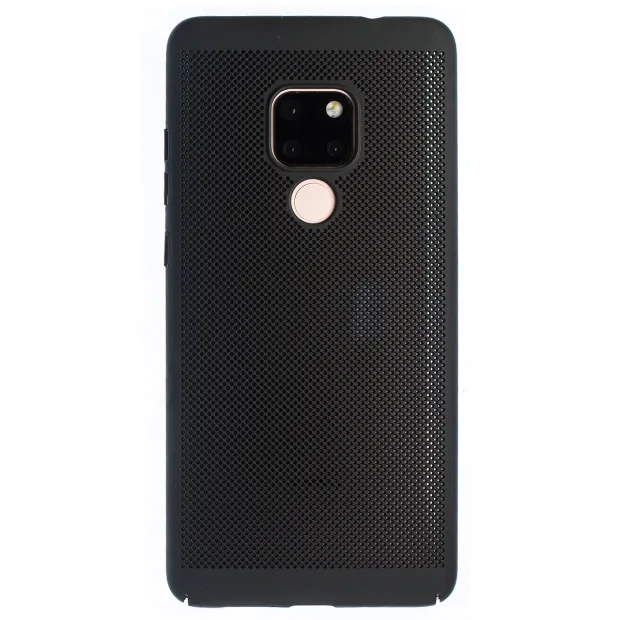 Husa hard Huawei Mate 20 Negru- Model perforat