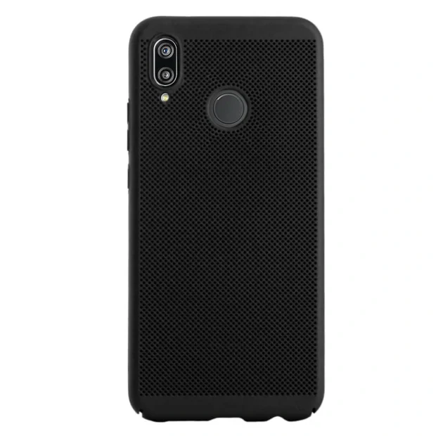 Husa hard Huawei P20 Lite Neagra - Model perforat