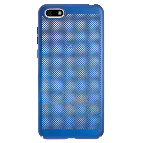 Husa hard Huawei Y5 Prime 2018 Albastru- Model perforat
