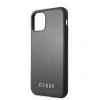 Husa Hard iPhone 11 Black Leather Guess