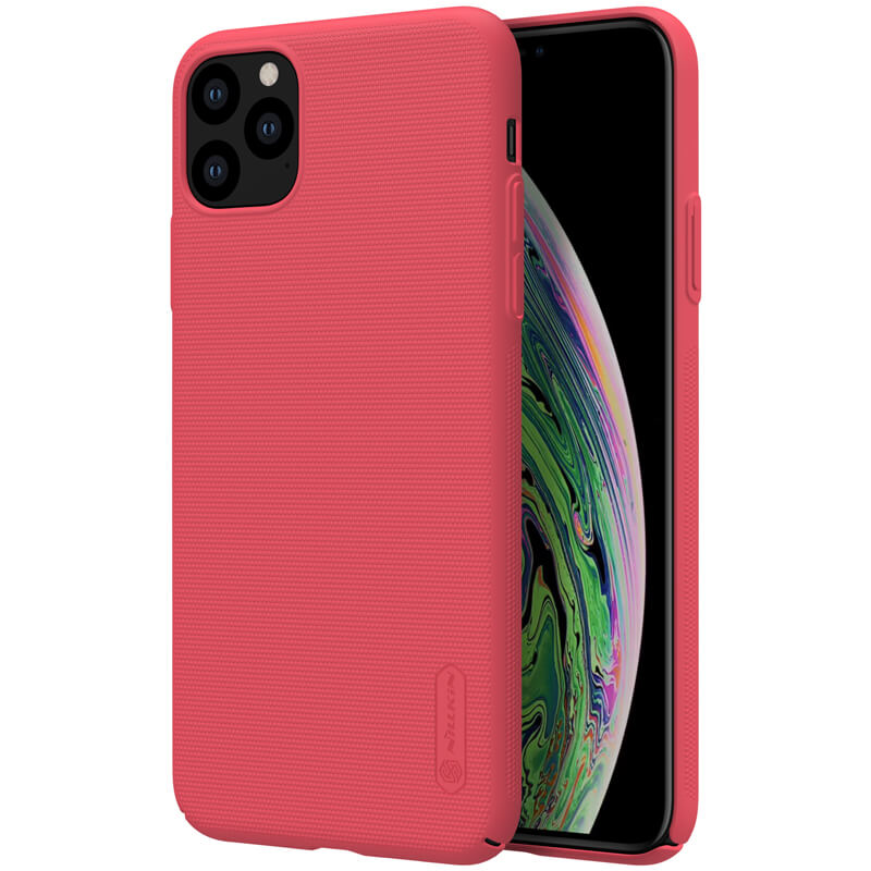 Husa Hard iPhone 11 Pro, Frosted Shield Rosu Nillkin thumb