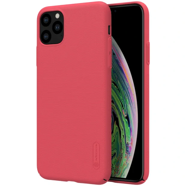 Husa Hard iPhone 11 Pro, Frosted Shield Rosu Nillkin