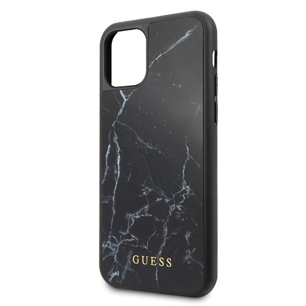 Husa Hard iPhone 11 Pro Max Black Marble Guess thumb