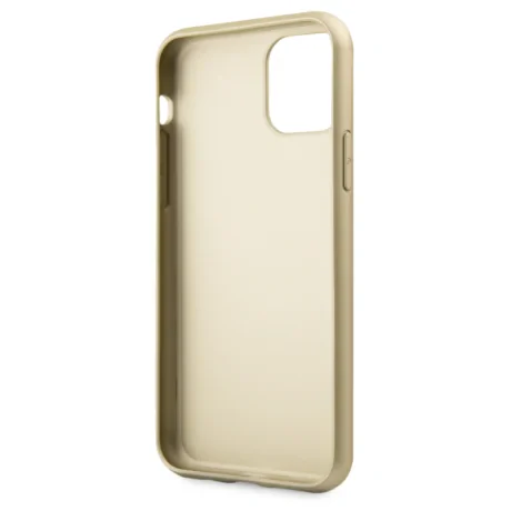 Husa Hard iPhone 11 Pro Max Gold Leather Guess