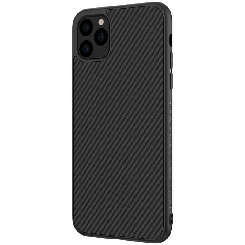 Husa Hard Iphone 11 Pro Max Negru Fiber Nillkin thumb