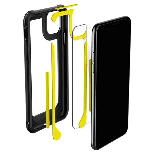 Husa Hard iPhone 11 Pro Negru Gauntlet Spigen 