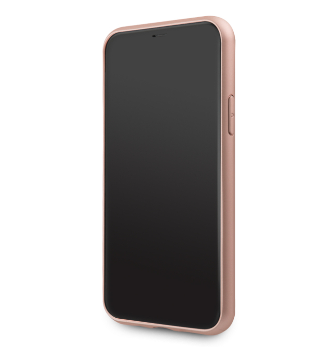Husa Hard iPhone 11 Pro Rose Gold Leather Guess thumb