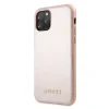 Husa Hard iPhone 11 Pro Rose Gold Leather Guess