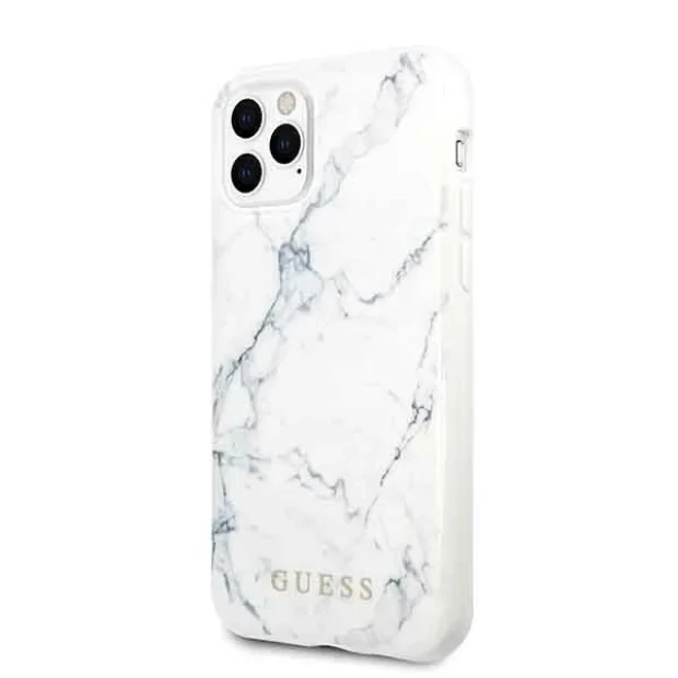 Husa Hard iPhone 11 Pro White Marble Guess
