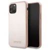 Husa Hard iPhone 11 Rose Gold Leather Guess