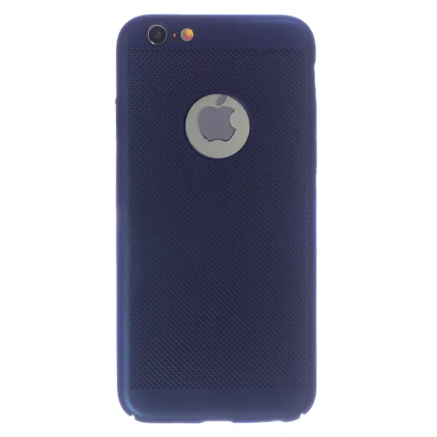 Husa Hard iPhone 6/6s  Albastru- Model perforat
