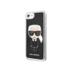 Husa Hard iPhone 6/6s/7/8 Karl Lagerfeld, Liquid Neagra