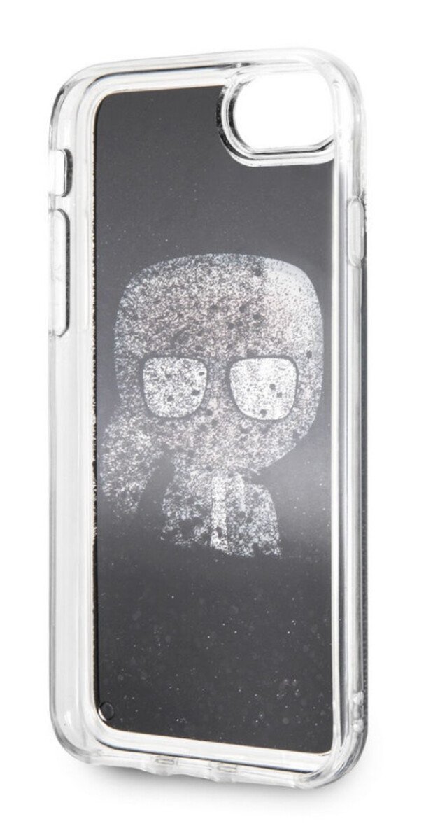 Husa Hard iPhone 6/6s/7/8 Karl Lagerfeld, Liquid Neagra thumb