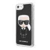 Husa Hard iPhone 6/6s/7/8 Karl Lagerfeld, Liquid Neagra