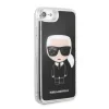 Husa Hard iPhone 6/6s/7/8 Karl Lagerfeld, Liquid Neagra