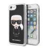 Husa Hard iPhone 6/6s/7/8 Karl Lagerfeld, Liquid Neagra