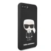 Husa Hard iPhone 7 Plus/ 8 Plus Karl Lagerfeld Silicone Negru