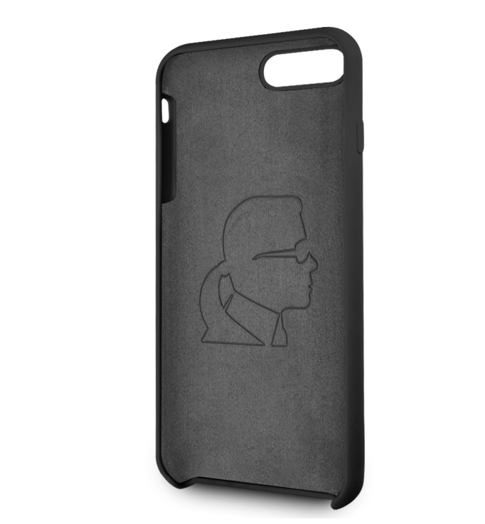 Husa Hard iPhone 7 Plus/ 8 Plus Karl Lagerfeld Silicone Negru thumb